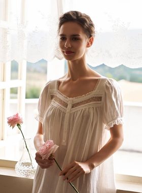 CA BRIDA【一朵云】法式亲肤甜美浪漫棉家居服新品睡裙推荐O317