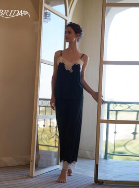 CA BRIDA【小秘密24SS】夏季新品法式蕾丝拼接莫代尔吊带套装O501