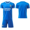 Real Madrid Away Blue No Number