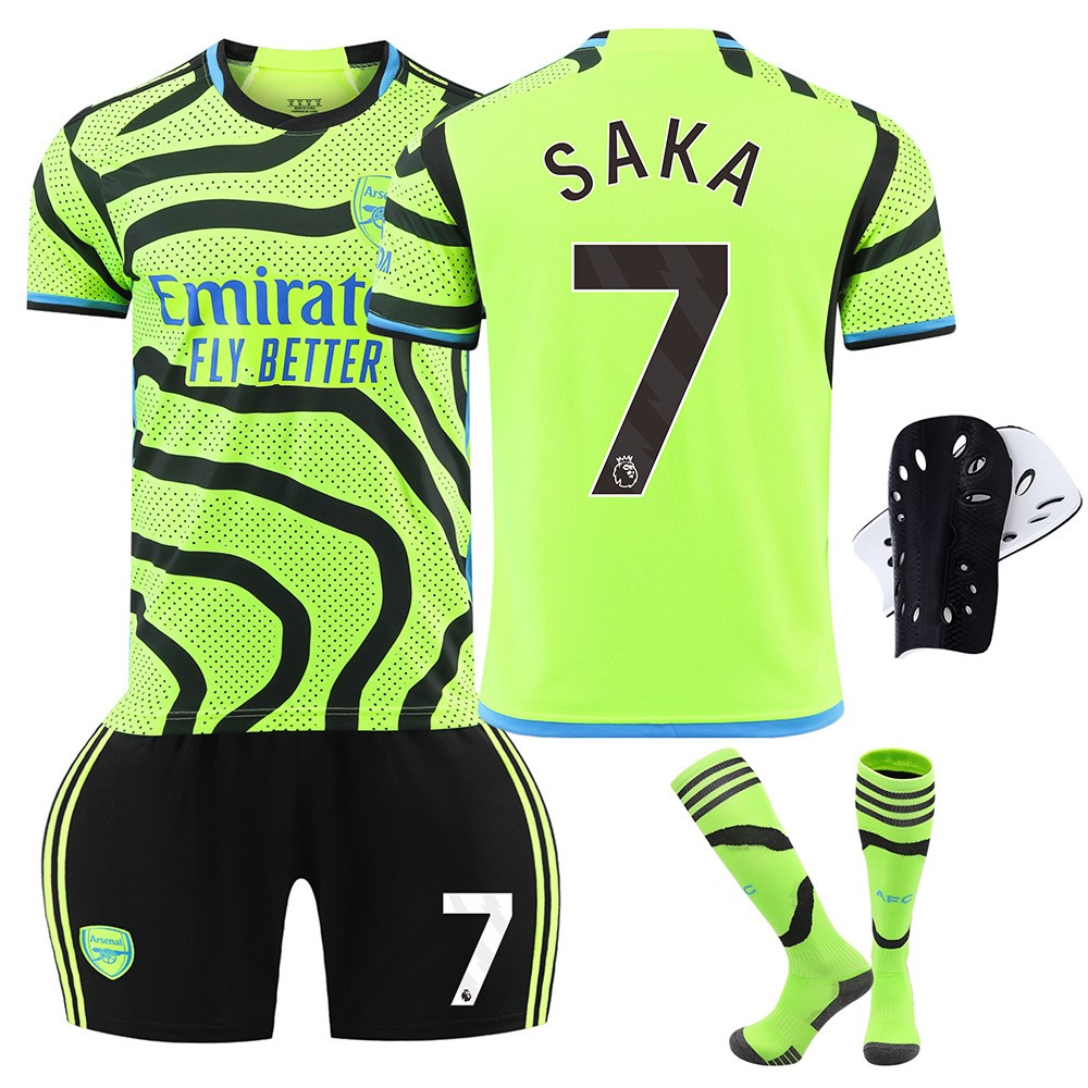 2324阿森纳客场绿色球衣套装定制