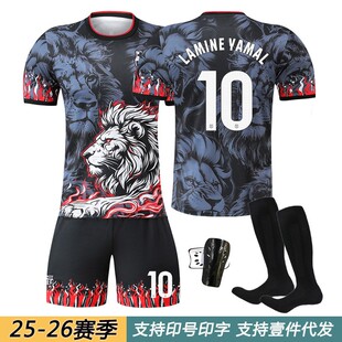 25巴萨特别版球衣10号亚马尔梅西9莱万14拉什福德拉菲尼亚足球服