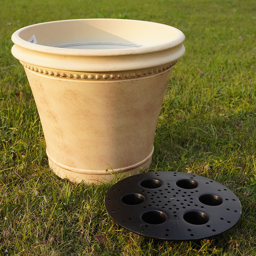 嘉伯瑞花盆滤水层黑色多孔设计