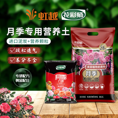 花彩师月季专用土疏松透气好用