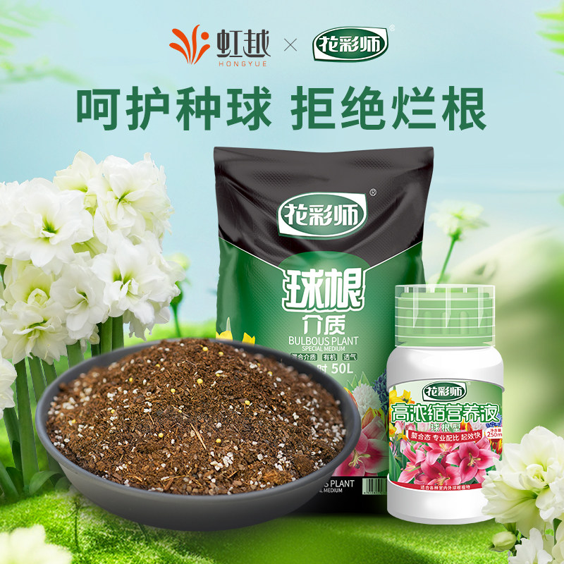 虹越花彩师球根种球专用通用营养土壤郁金香朱顶红百合肥料营养液,鲜花速递/花卉仿真/绿植园艺,介质/营养土,淘宝优惠券,粉丝福利购,淘宝优惠卷