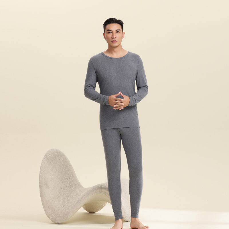 秋冬新款男士远红外抗菌内衣套