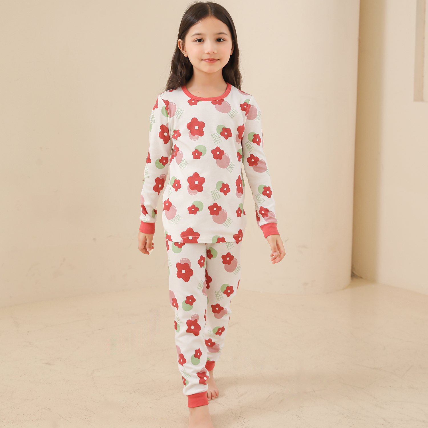 帝日斯诺春秋儿童保暖纯棉打底衣