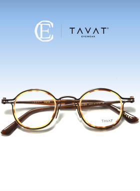 TAVAT眼镜框SC019意大利Pantos R2.0|C复古机械风手工近视眼镜架