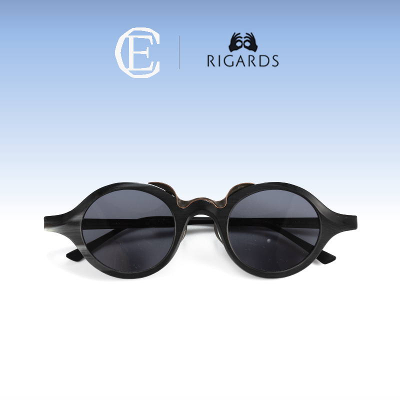RIGARDS眼镜法国手工镜架职人手造太阳镜天然水牛角墨镜RG1030CU