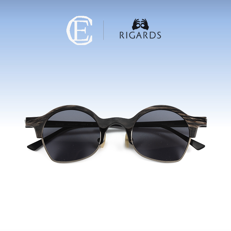 RIGARDS眼镜法国手工镜架职人手造复古天然牛角异形眼镜框RG1928
