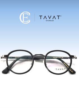 TAVAT眼镜框EX311T Orlando意大利手工罐头金属机械风近视眼镜架