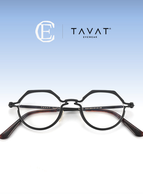 TAVAT泰华泰意大利手工眼镜架男女罐头机械风钛合金SC211-Signal