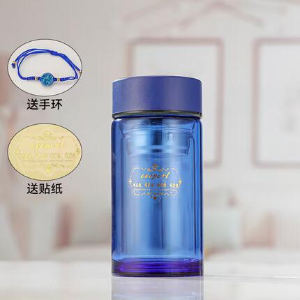 正品蓝色太阳水瓶零极限清理工具ceeport归零心灵觉醒纯蓝玻璃瓶