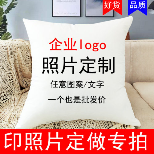 diy抱枕双面真人来图两用