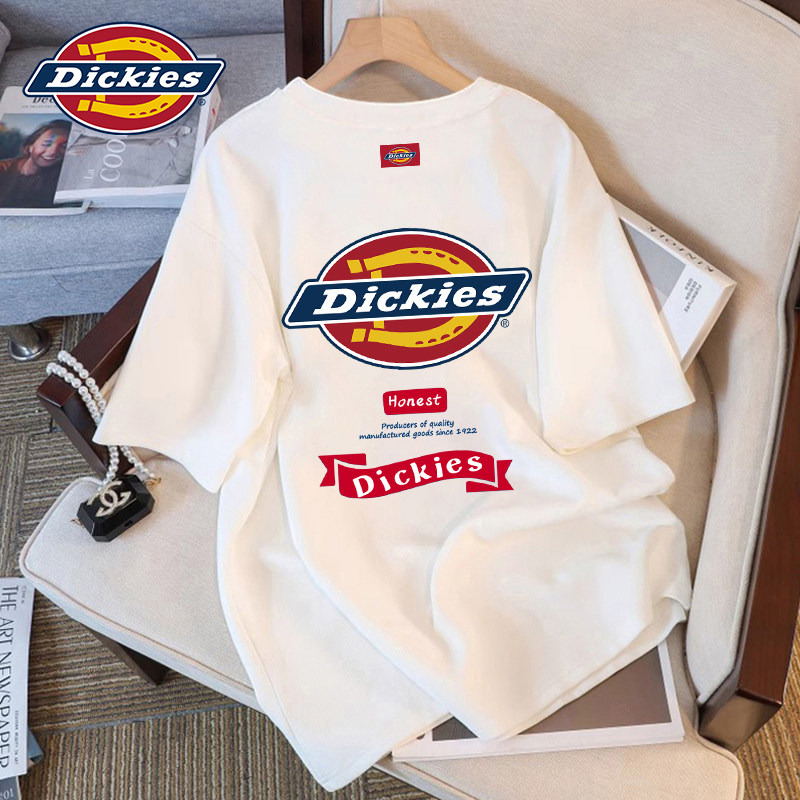 Dickies帝酷适纯棉短袖t恤男士夏季2026新款高级感痞帅重磅上衣服