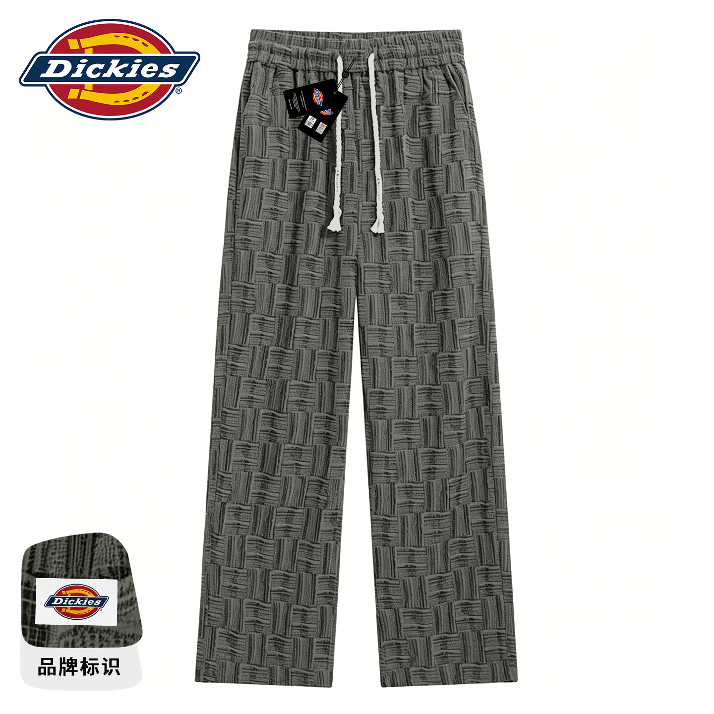 Dickies格子裤子男士休闲裤