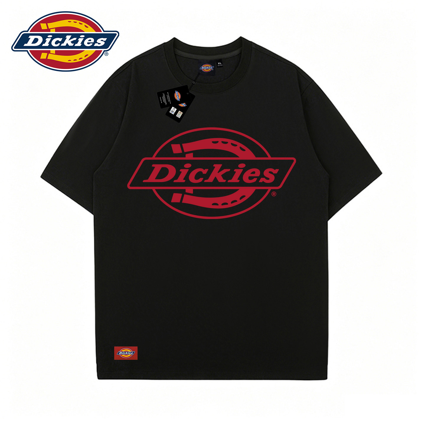 Dickies重磅纯棉短袖t恤男款夏季2026新款半袖衫男式炸街痞帅上衣