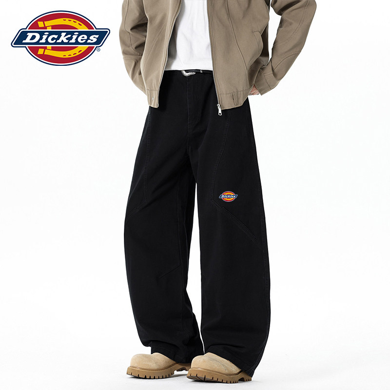 Dickies帝酷适纯棉休闲裤男士夏季2026新款高级感美式潮牌弯刀裤