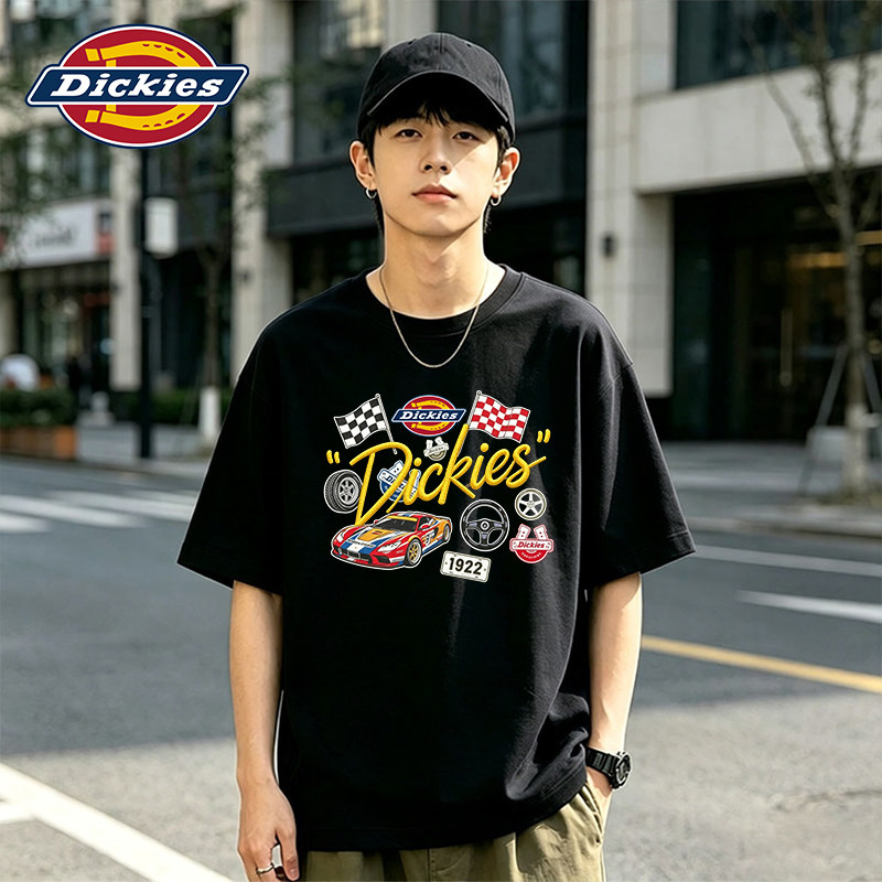 Dickies帝酷适男款潮流高级感短袖t恤男士2026新款夏季纯棉上衣服