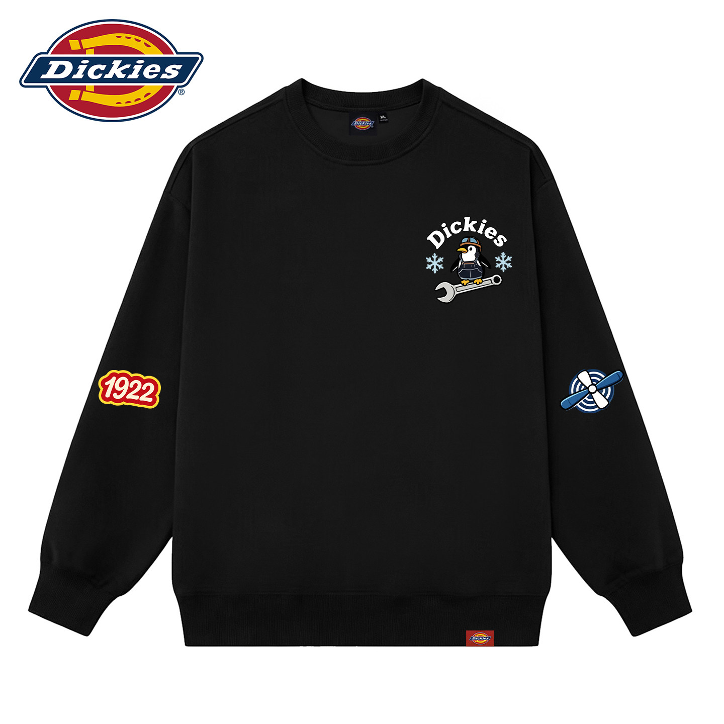 Dickies男士圆领卫衣小企鹅上衣图片