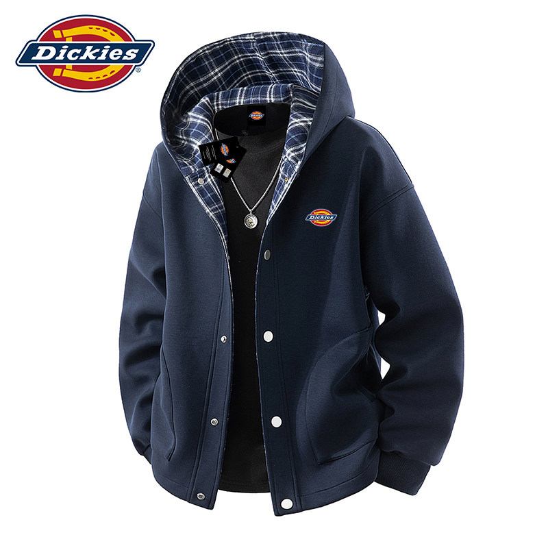 Dickies帝酷适连帽卫衣外套男士春季2026新款美式高级感痞帅夹克