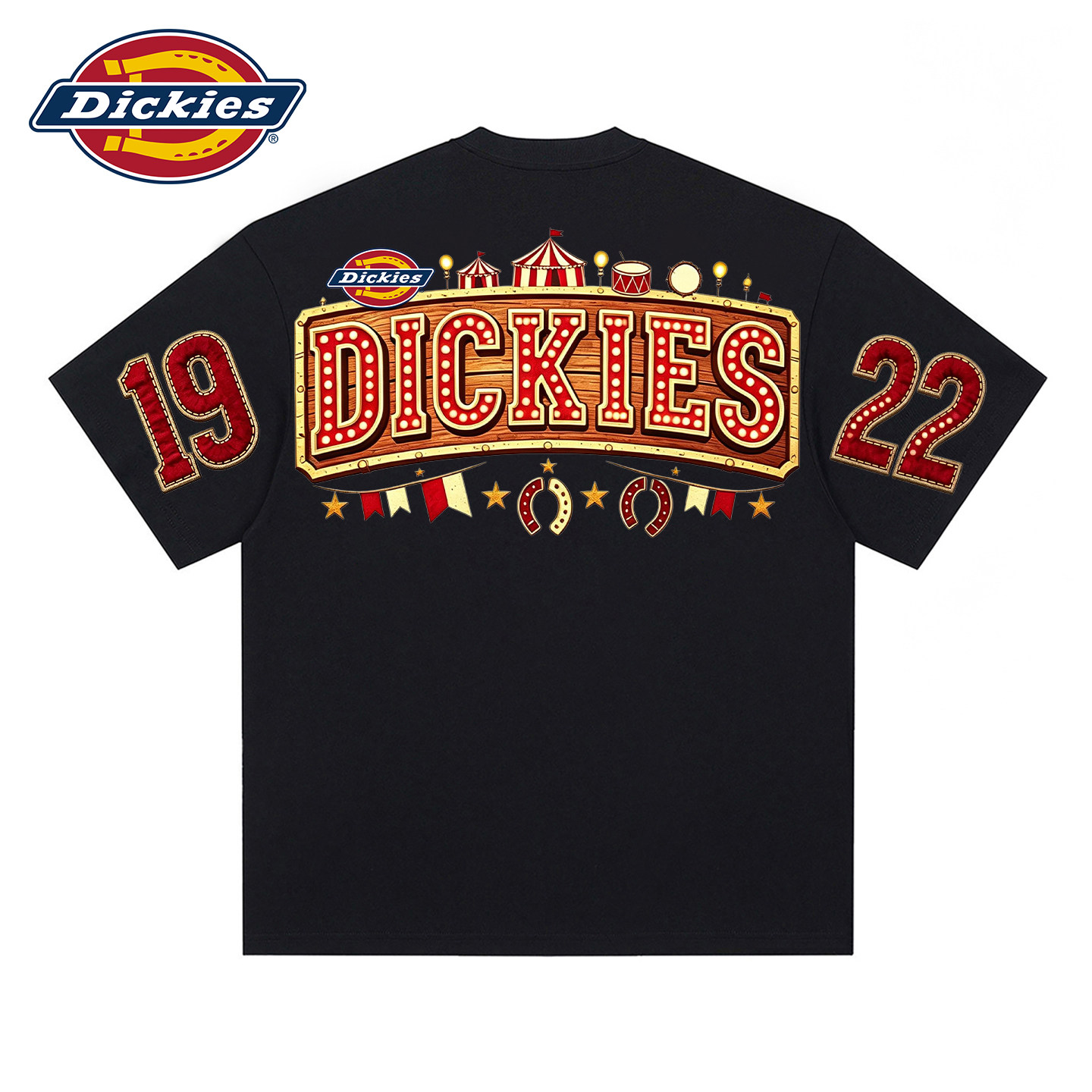 Dickies男士纯棉短袖重磅t恤
