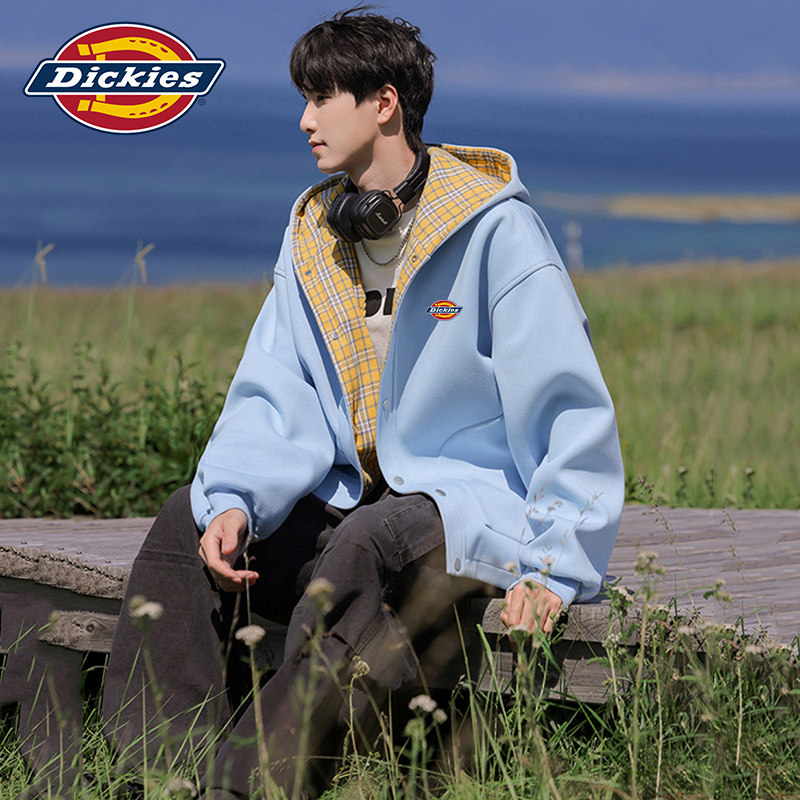 Dickies帝酷适连帽开衫卫衣男士春季2026新款高级感痞帅夹克外套