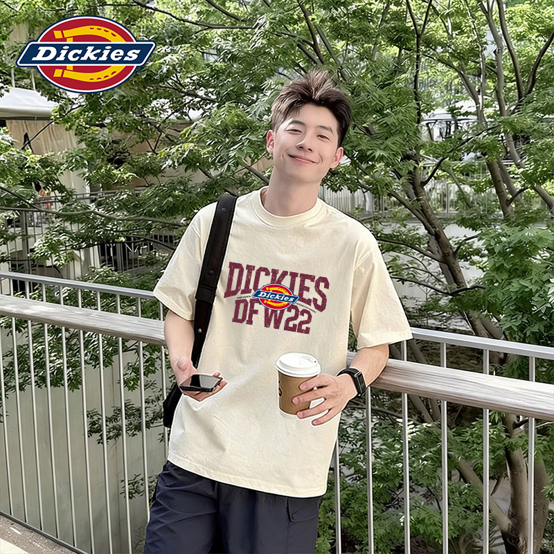 Dickies帝酷适男士短袖t恤夏季2026新款高级感上衣潮牌痞帅风体恤