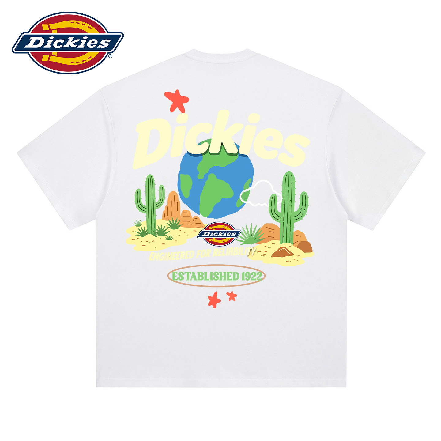 Dickies短袖t恤女士宽松版上衣