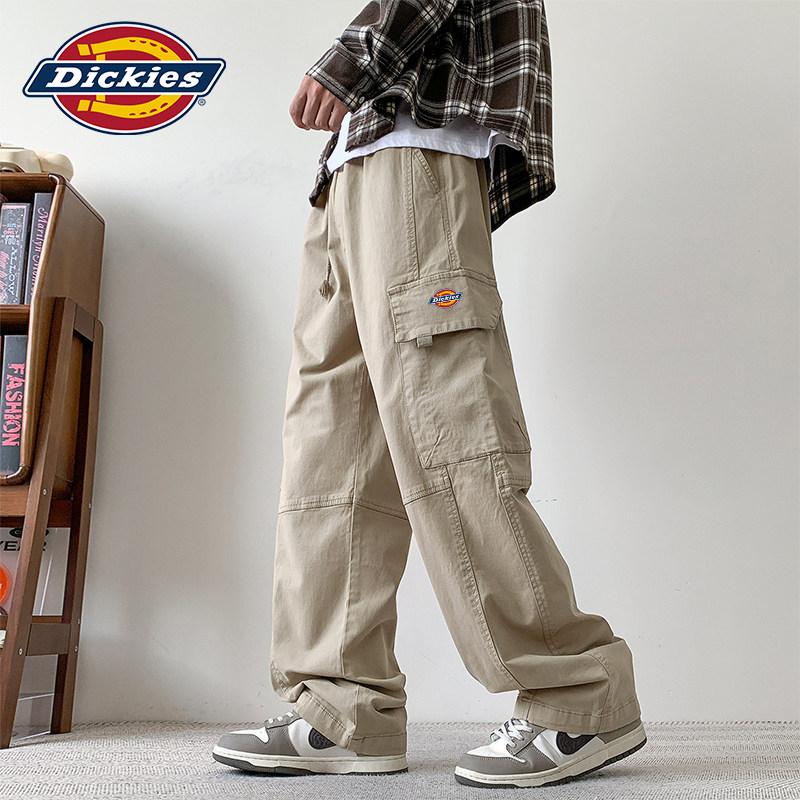 Dickies帝酷适直筒休闲裤男士夏季2026新款美式潮牌卡其色工装裤