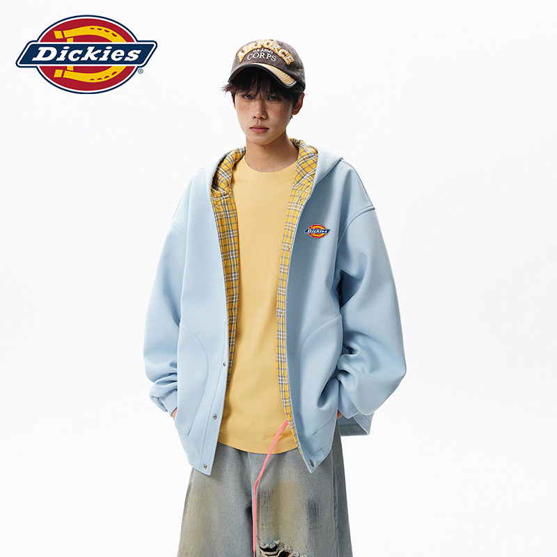 Dickies帝酷适连帽夹克男士春季2026新款美式高级感痞帅卫衣外套