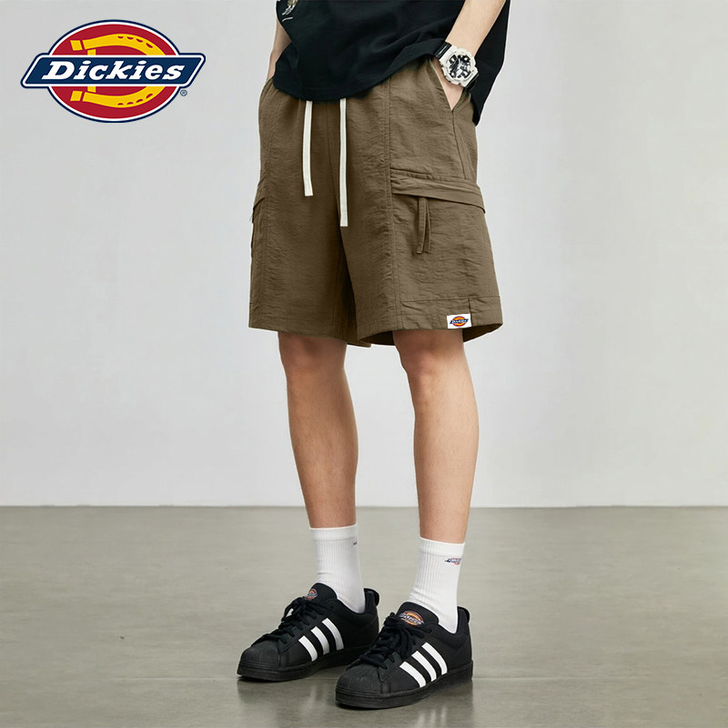 Dickies帝酷适冰丝裤子男士夏季2026新款美式工装短裤薄款五分裤