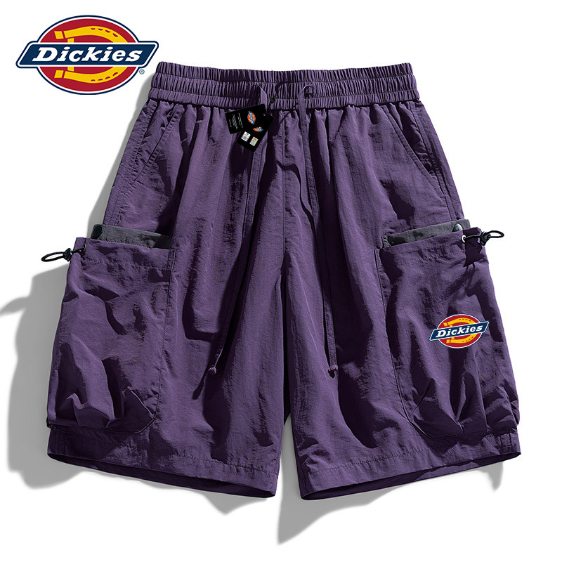Dickies工装短裤男士紫色裤子