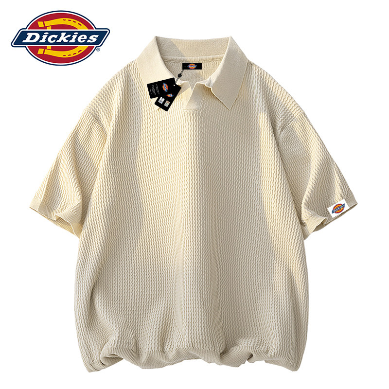 Dickies帝酷适针织短袖男士夏季2026新款美式潮牌t恤高级感Polo衫