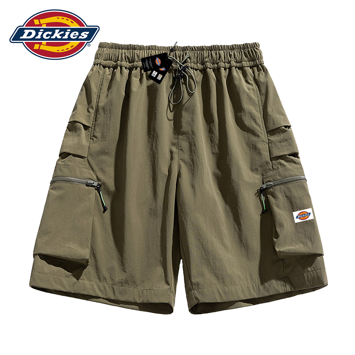 Dickies军绿色工装短裤男五分裤