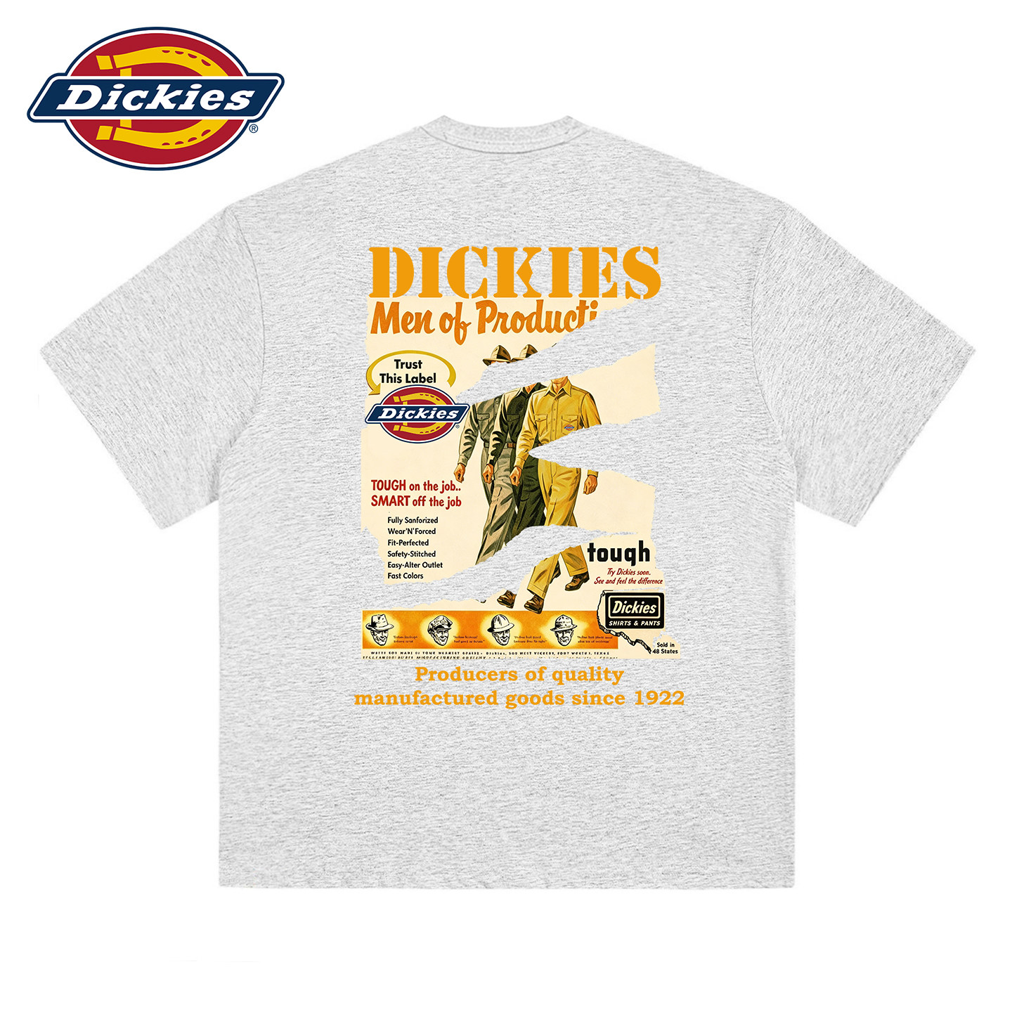 Dickies美式风格短袖男款纯棉t恤