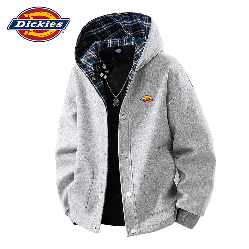 Dickies帝酷适连帽开衫卫衣男士春季2026新款美式飞行夹克外套男