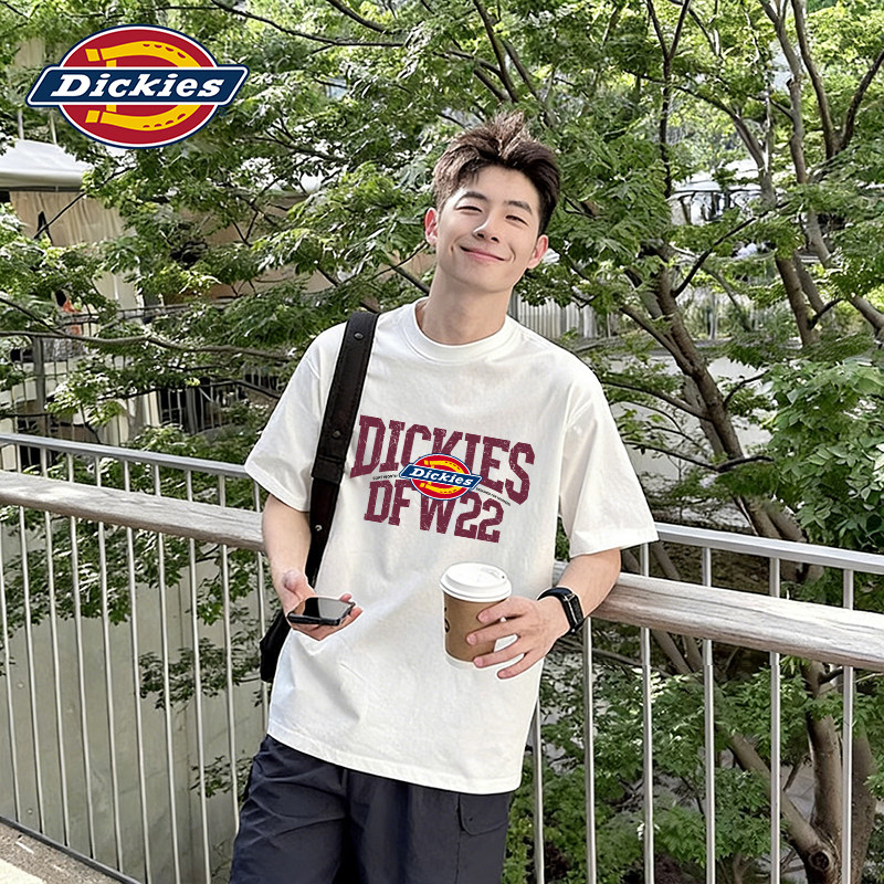 Dickies帝酷适重磅短袖t恤男士夏季2026新款高级感潮牌情侣体恤衫