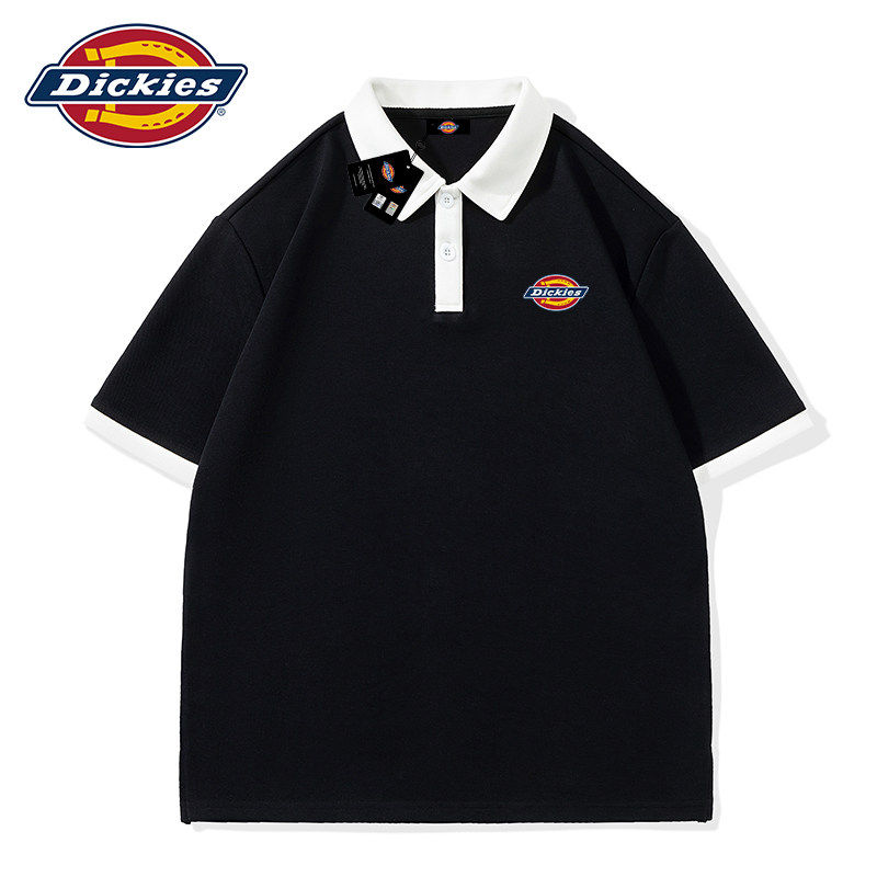 Dickies帝酷适撞色Polo衫男士夏季2026新款青少年潮牌美式短袖t恤