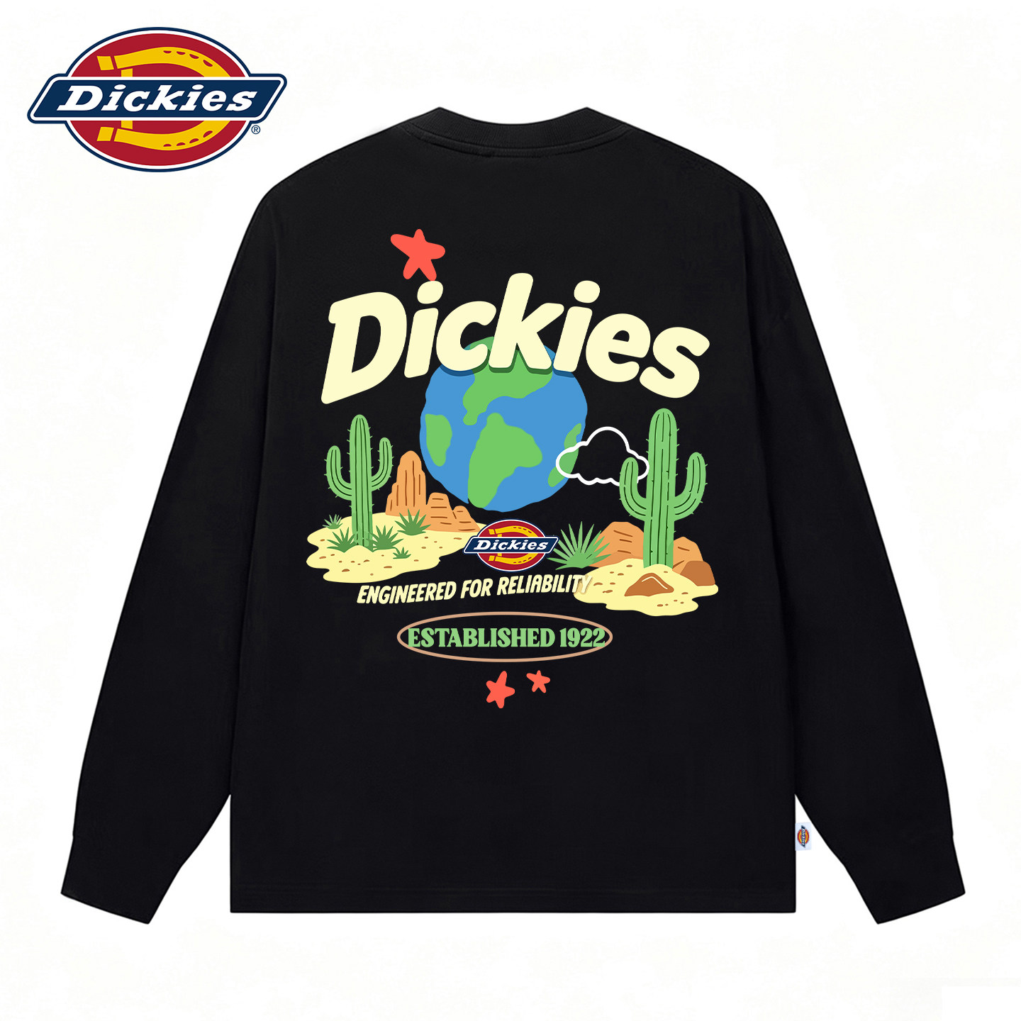 Dickies纯棉长袖t恤男士美式上衣