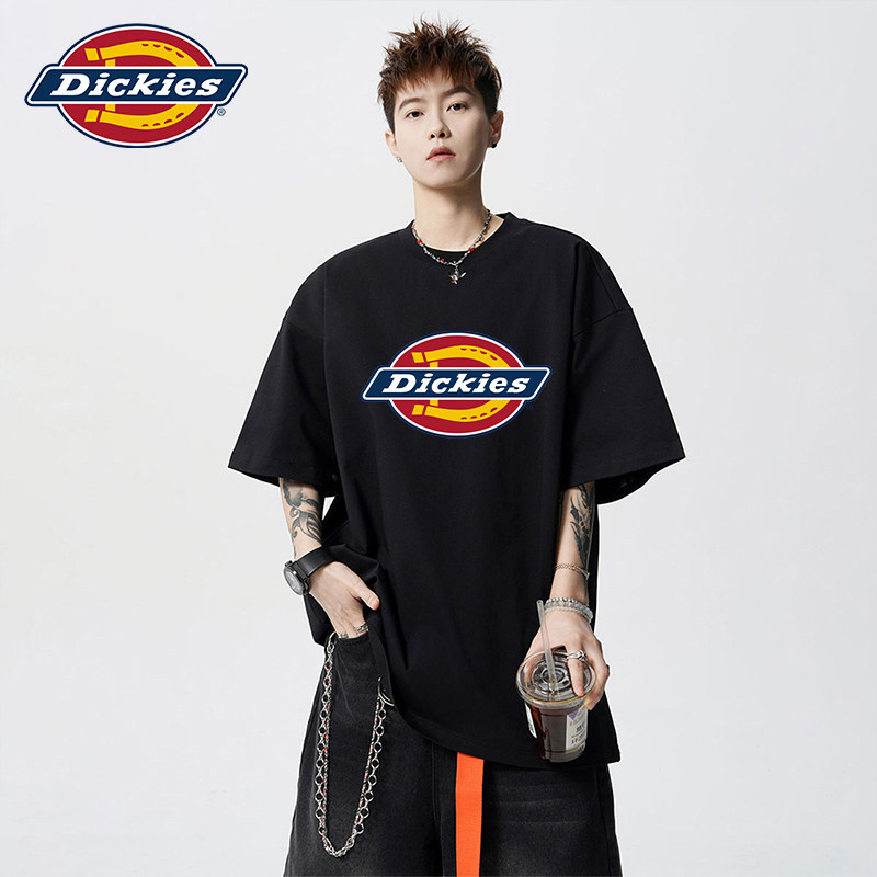 Dickies帝酷适衣服男款2026新款夏季男子短袖t恤衫宽松纯棉上衣服