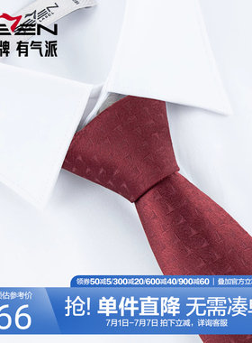 柒牌男装职业正装领带