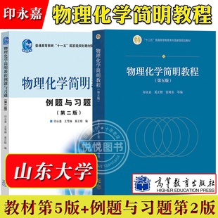 物理化学简明教程 第五版+物理化学简明教程例题与习题 第二版 印永嘉 奚正楷 高等教育出版社高等师范院校大学物理化学专业教材书