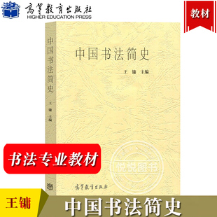 中国书法史 社 高等教育出版 中国书法简史 书法艺术书法历史传统书法中国汉字书法美术史 王镛 美术书法专业本专科高师高专教材书