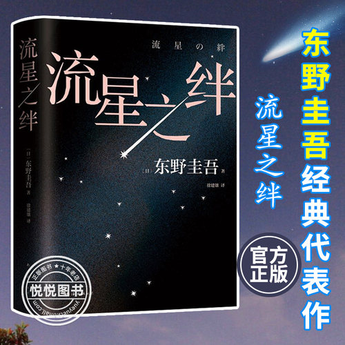 【官方正版】东野圭吾：流星之绊 中国读者票选BEST15 《白夜行》的另一结局：他们困在流星之夜，却有自己的太阳图书籍