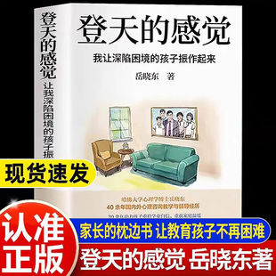 正版 登天的感觉岳晓东 我让深陷困境的孩子振作起来正版书籍给中国父母和孩子的心理测试激发孩子求助欲望振作教育中国心理学