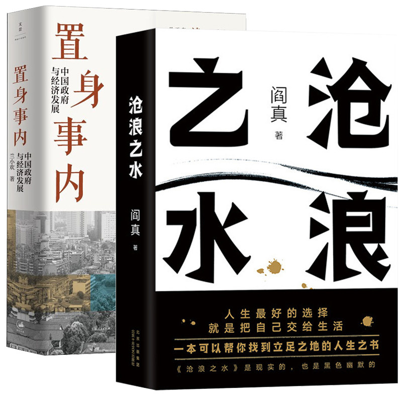 2册】沧浪之水+置身事内阎真著经典官场小说现当代小说职场小白考公人的启蒙之书活着之上短篇长篇官场职场畅销书榜茅盾文学奖提名