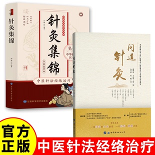 针灸集锦+问道针灸 全两册中医临床诊断治疗 中国传统医学书籍针灸疗法灸法临床配穴辨证配穴通俗易懂配插图针灸大全中医书籍