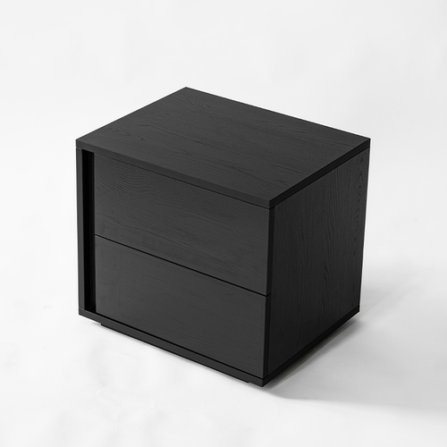 免拉手实木颗粒板简约现代床头柜