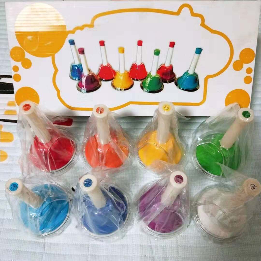 奥尔夫儿童打击乐器 8音彩色碰打击乐器
