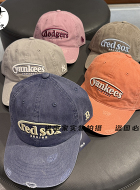 进宝家 MLB专柜正品潮流百搭复古软顶26新款男女同款棒球帽 CPV10